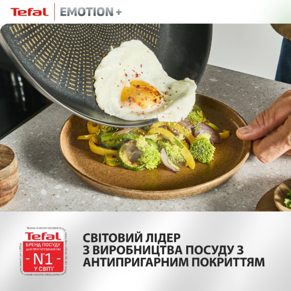 Фото - Сковорода для блинов Tefal E3383855 Emotion+ 25 см